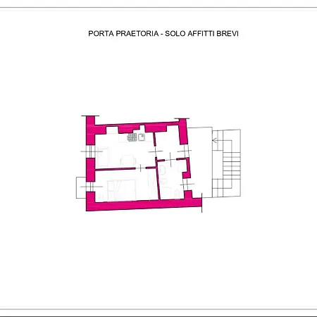 Appartamento Porta Praetoria - Affitti Brevi Italia Aosta Esterno foto
